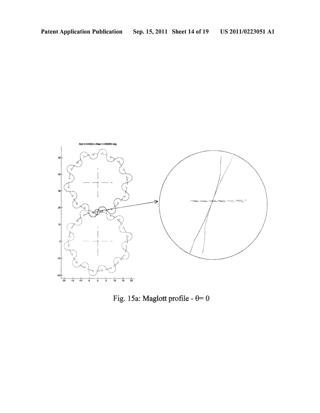 TOOTH PROFILE FOR ROTORS OF POSITIVE DISPLACEMENT EXTERNAL GEAR PUMPS - diagram, schematic, and image 15