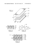 Waterproof, Thermal insulating radiant reflective roofing laminate diagram and image