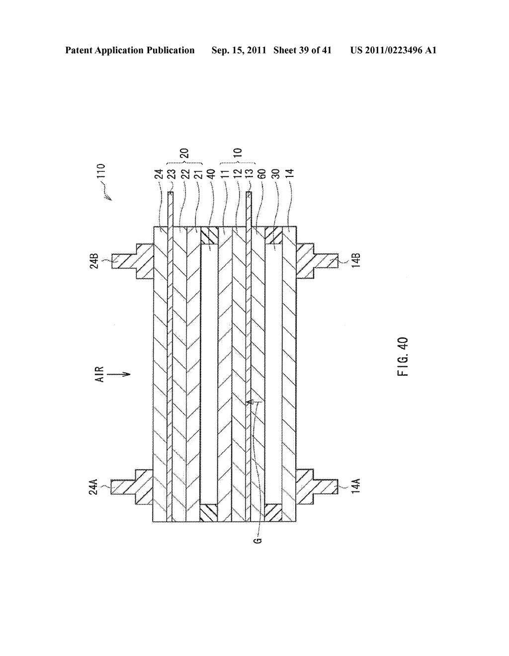 FUEL CELL STACK SYSTEM, CHANNEL STRUCTURE, FUEL CELL, ELECTRODE AND     ELECTRONIC DEVICE - diagram, schematic, and image 40