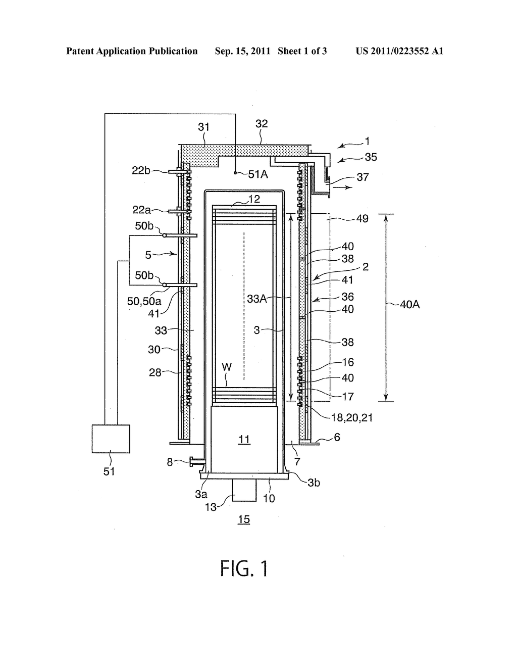 VERTICAL HEAT TREATMENT APPARATUS AND METHOD FOR COOLING THE APPARATUS - diagram, schematic, and image 02