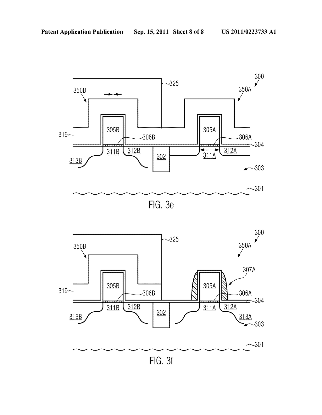 Method for Forming a Strained Transistor by Stress Memorization Based on a     Stressed Implantation Mask - diagram, schematic, and image 09