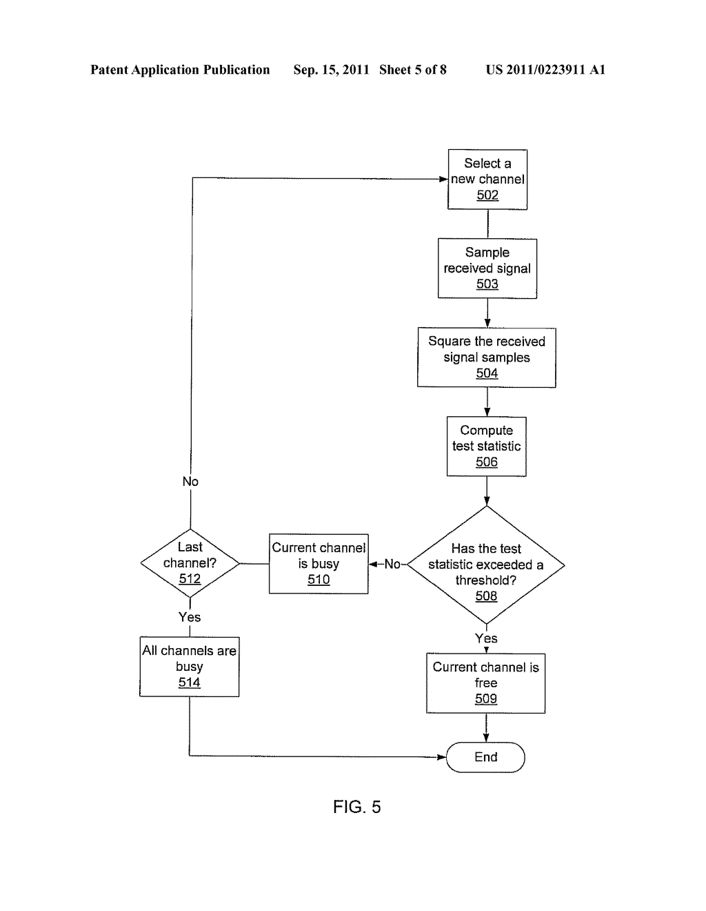 EFFICIENT CHANNEL SEARCH WITH ENERGY DETECTION - diagram, schematic, and image 06