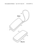 Strap For Portable Device With Light Indicator diagram and image