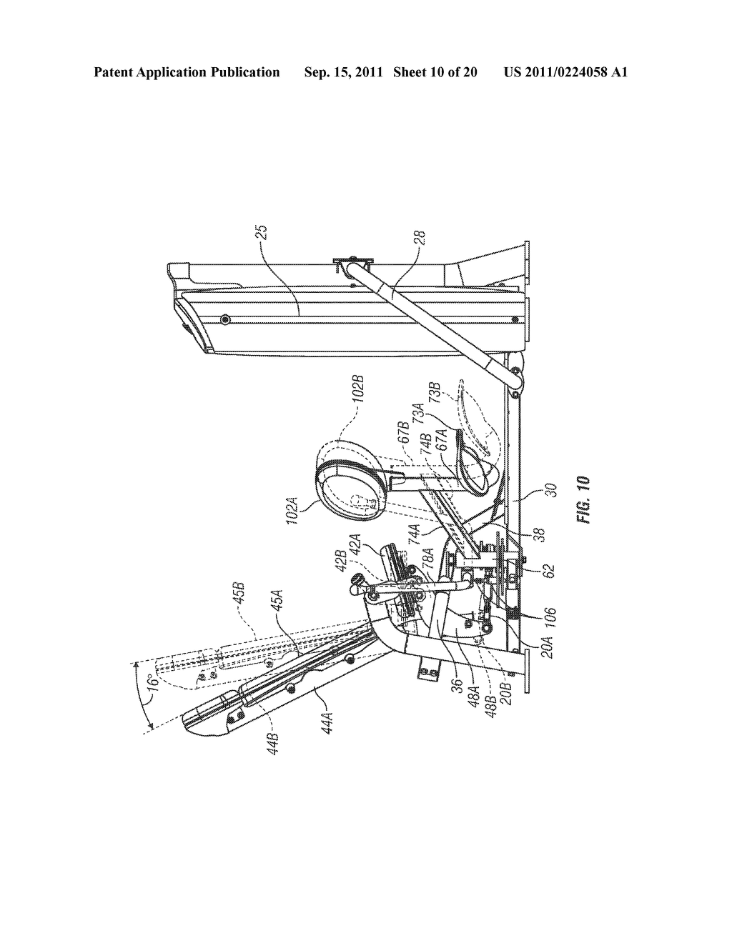 THIGH EXERCISE MACHINE WITH ROCKING USER SUPPORT - diagram, schematic, and image 11