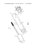 Expiration date device for cosmetic containers diagram and image