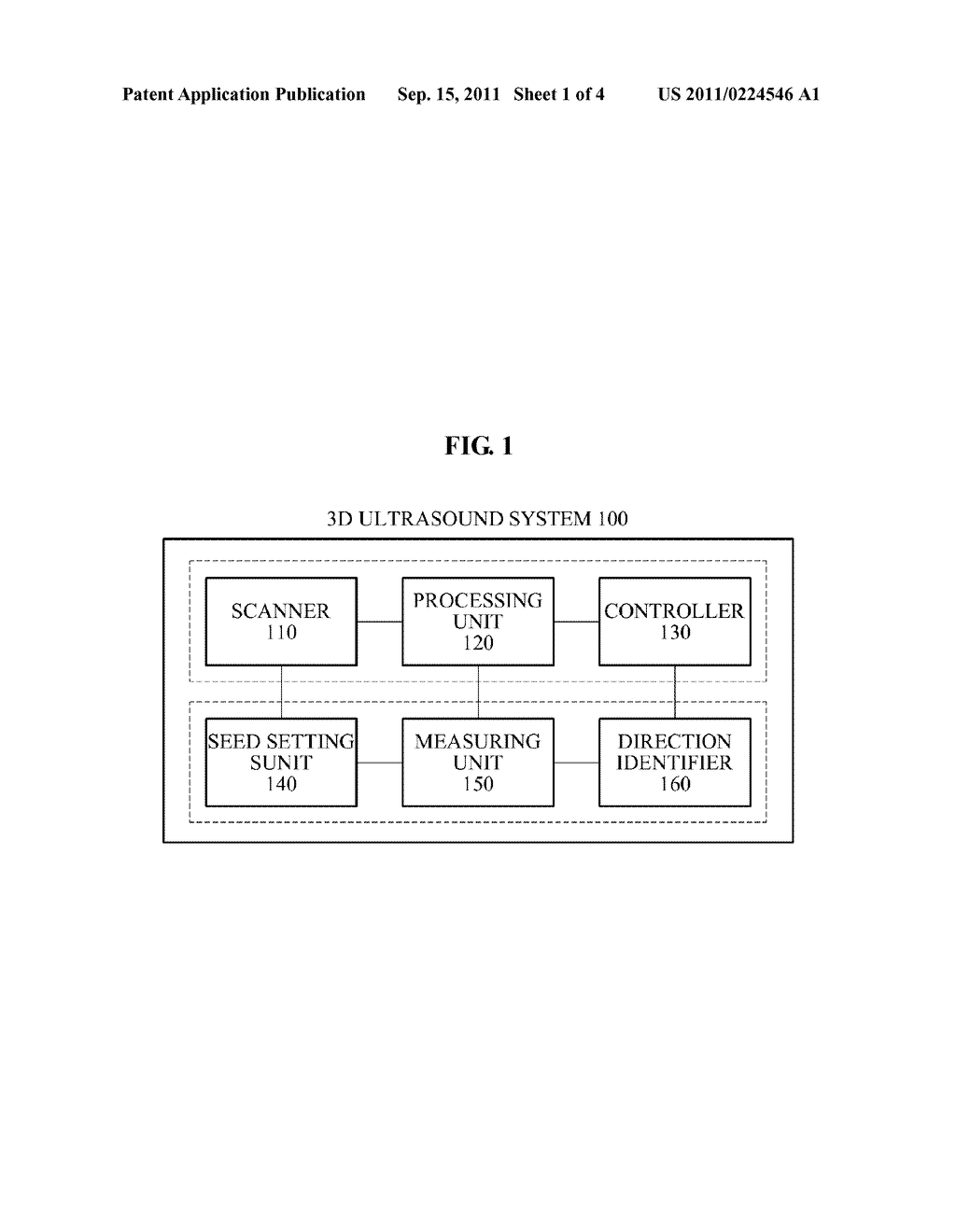 THREE-DIMENSIONAL (3D) ULTRASOUND SYSTEM FOR SCANNING OBJECT INSIDE HUMAN     BODY AND METHOD FOR OPERATING 3D ULTRASOUND SYSTEM - diagram, schematic, and image 02