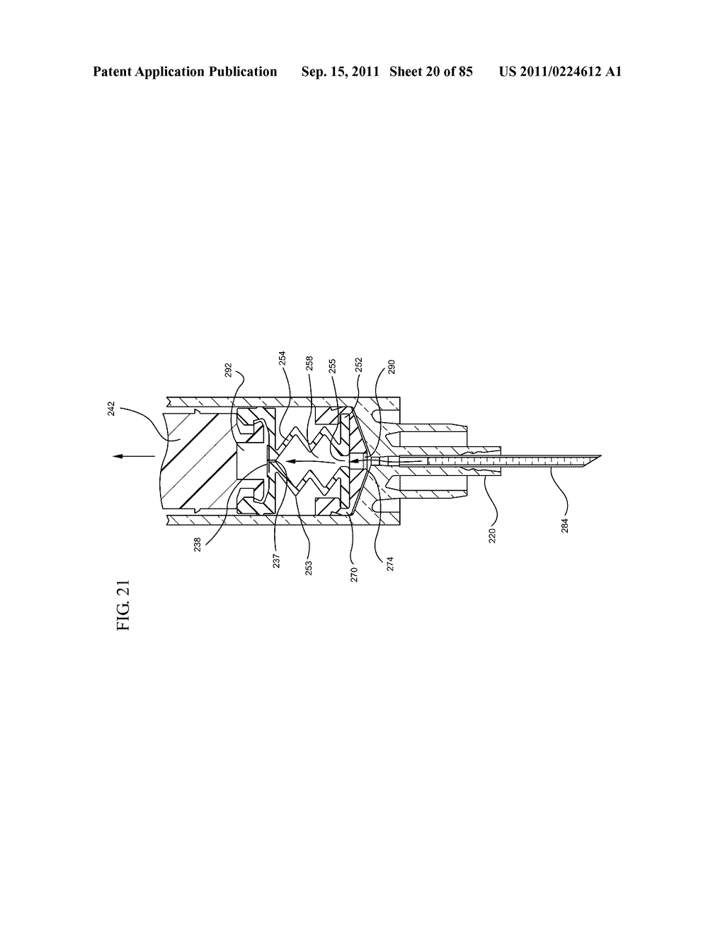 MEDICAL DEVICE INCLUDING AN AIR EVACUATION SYSTEM - diagram, schematic, and image 21