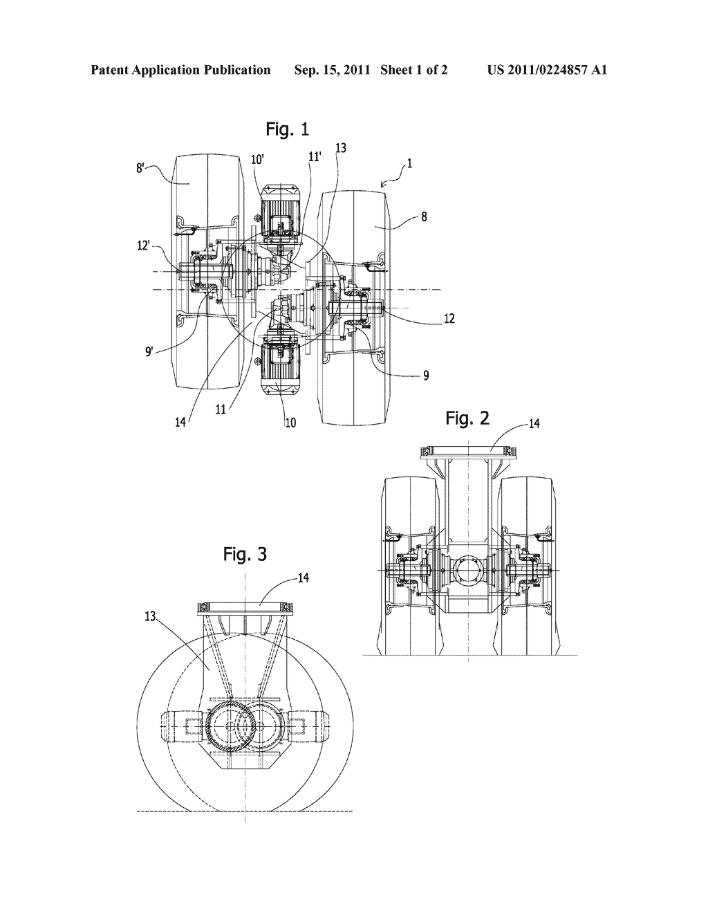 AUTOMATIC STEERING DEVICE FOR SELF-PROPELLED STRADDLE CARRIERS FOR LIFTING     AND TRANSPORTING MANUFACTURES - diagram, schematic, and image 02