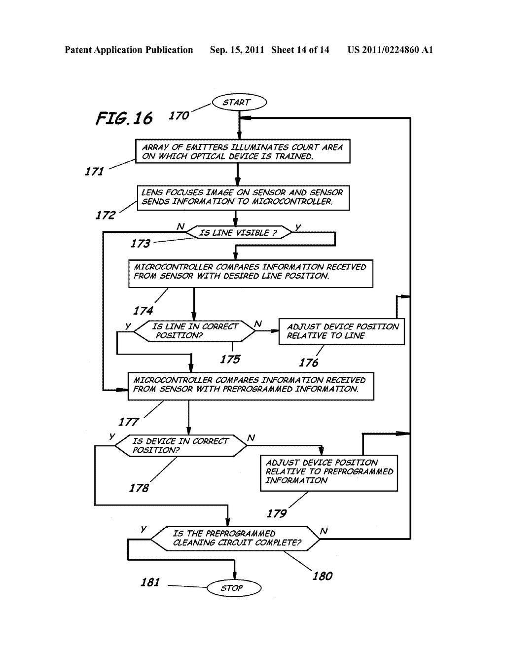 APPARATUS FOR CLEANING LINES ON A PLAYING SURFACE AND ASSOCIATED METHODS,     HANDLE ENHANCEMENTS - diagram, schematic, and image 15