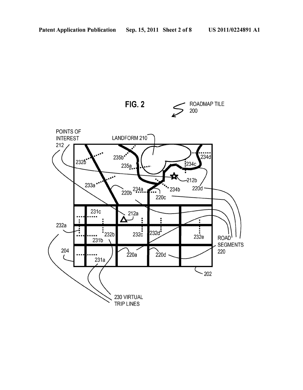 METHOD AND APPARATUS FOR AGGREGATING TRAFFIC INFORMATION USING RICH TRIP     LINES - diagram, schematic, and image 03