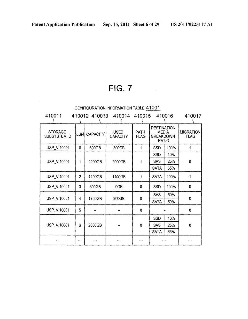 MANAGEMENT SYSTEM AND DATA ALLOCATION CONTROL METHOD FOR CONTROLLING     ALLOCATION OF DATA IN STORAGE SYSTEM - diagram, schematic, and image 07