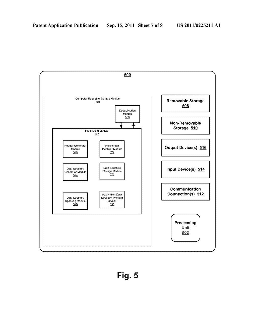  METHOD AND SYSTEM FOR PROVIDING DEDUPLICATION INFORMATION TO APPLICATIONS - diagram, schematic, and image 08