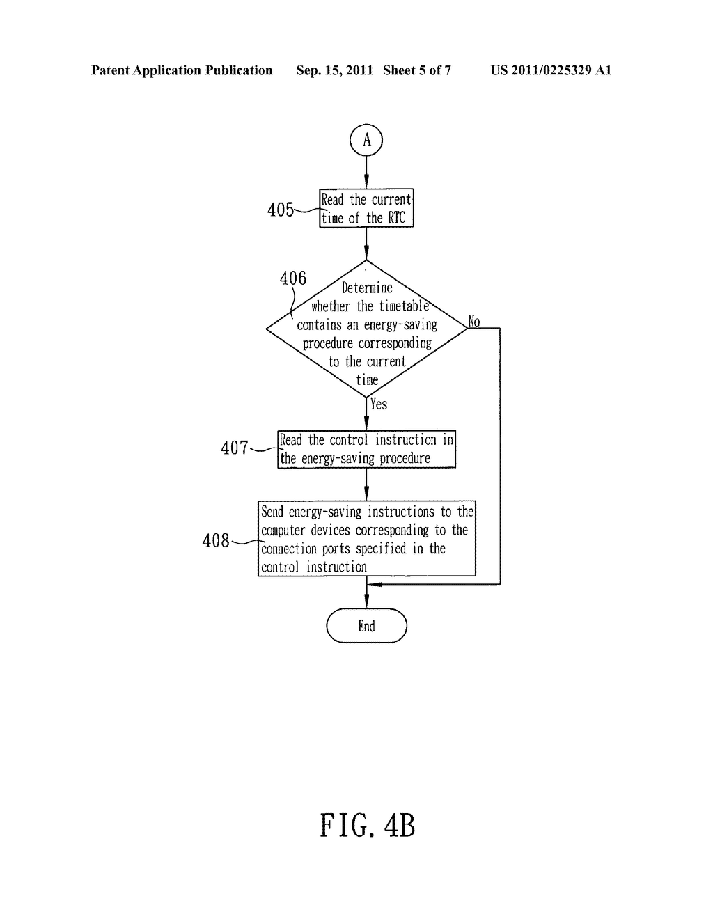 Method for simultaneously switching energy-saving modes of plural computer     devices via KVM switc - diagram, schematic, and image 06