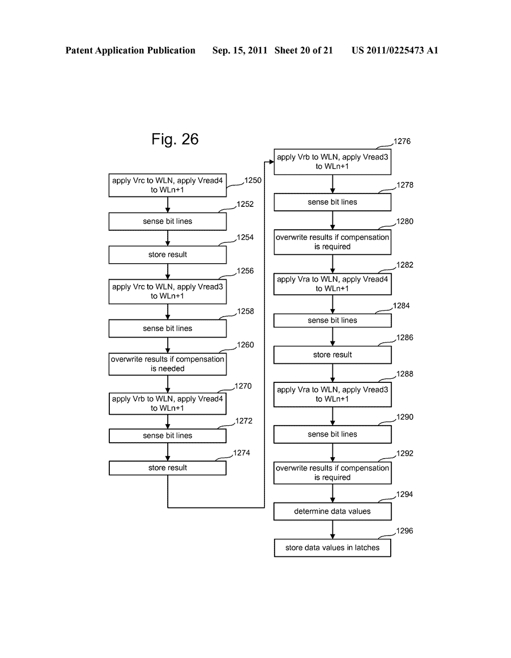 READ OPERATION FOR NON-VOLATILE STORAGE WITH COMPENSATION FOR COUPLING - diagram, schematic, and image 21