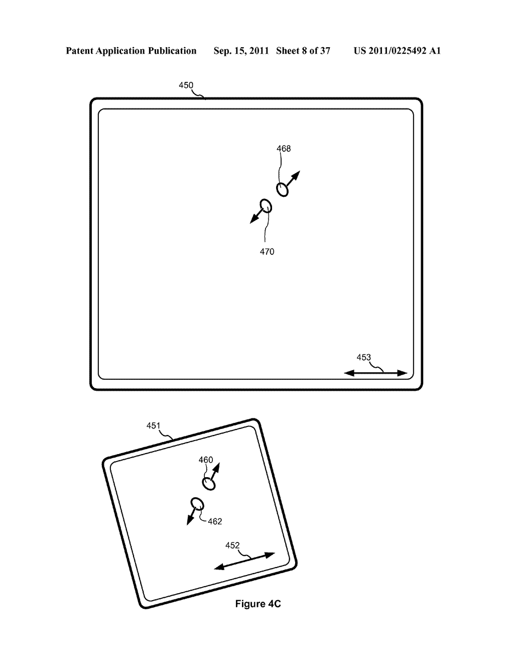 Device, Method, and Graphical User Interface for Marquee Scrolling within     a Display Area - diagram, schematic, and image 09