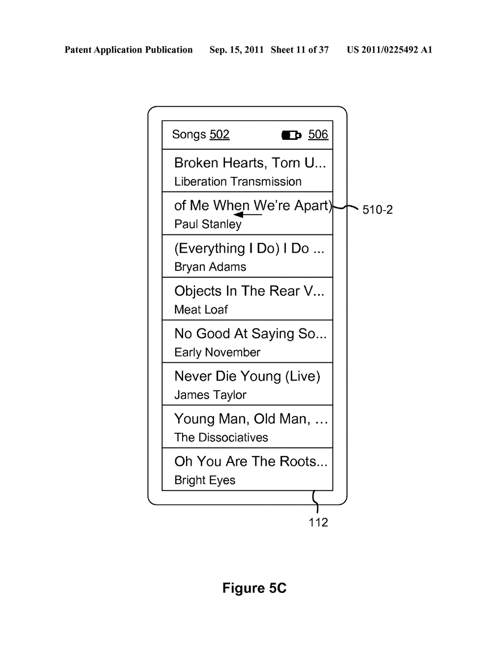 Device, Method, and Graphical User Interface for Marquee Scrolling within     a Display Area - diagram, schematic, and image 12