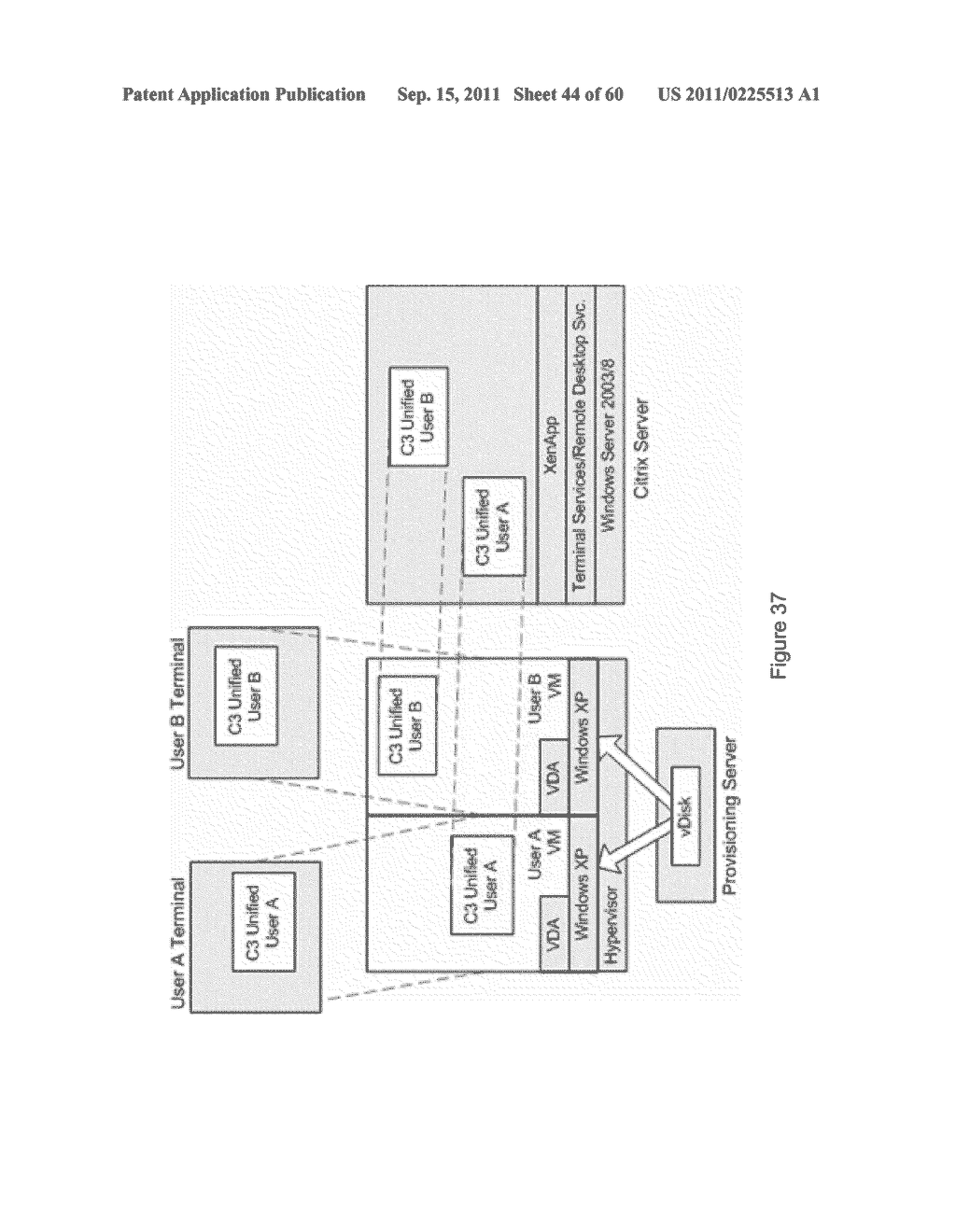 SCALABLE HIGH-PERFORMANCE INTERACTIVE REAL-TIME MEDIA ARCHITECTURES FOR     VIRTUAL DESKTOP ENVIRONMENTS - diagram, schematic, and image 45