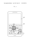 TEXT INPUT METHOD IN PORTABLE DEVICE AND PORTABLE DEVICE SUPPORTING THE     SAME diagram and image