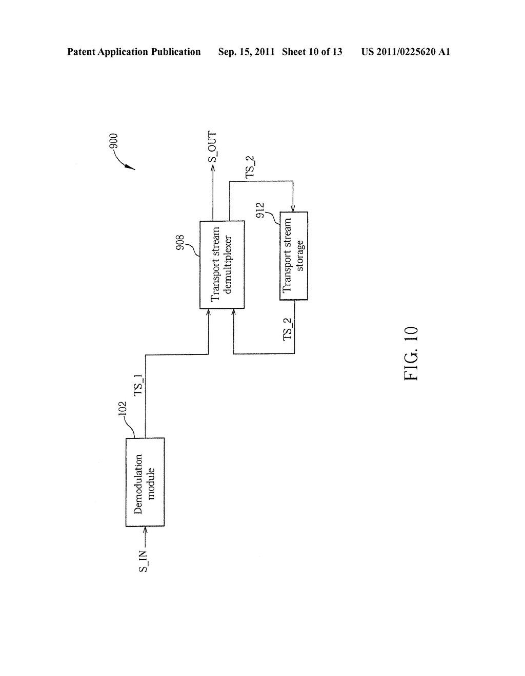 TRANSPORT STREAM PROCESSING APPARATUS CAPABLE OF STORING TRANSPORT STREAM     BEFORE THE TRANSPORT STREAM IS DESCRAMBLED AND THEN DESCRAMBLING THE     STORED TRANSPORT STREAM FOR PLAYBACK - diagram, schematic, and image 11