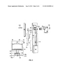 GATE WITH FOOT-OPERATED LATCHING MECHANISM diagram and image