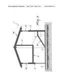 BUILDING STRUCTURE PROVIDED WITH VERTICAL WALLS COMPRISING A THERMOPLASTIC     POLYMER diagram and image