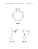 DIAMOND EARRING WITH WASHER diagram and image