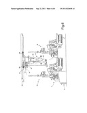 GLASSWARE FORMING MACHINE POWERED MOLD HANDLING DEVICE, AND FORMING     MACHINE FEATURING SUCH A DEVICE diagram and image