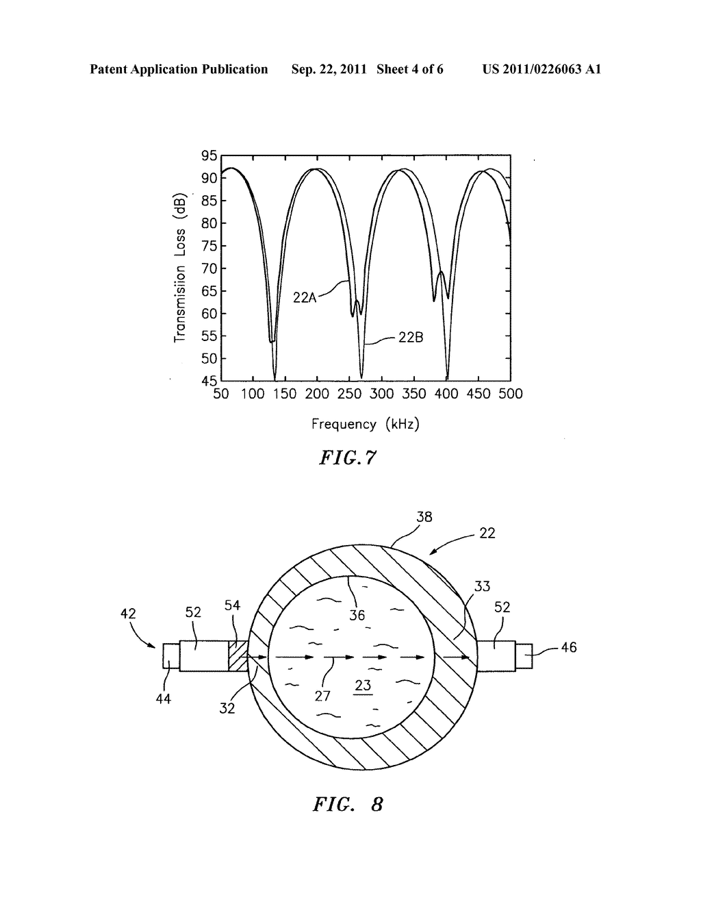 APPARATUS AND METHOD FOR SENSING FLUID FLOW IN A PIPE WITH VARIABLE WALL     THICKNESS - diagram, schematic, and image 05