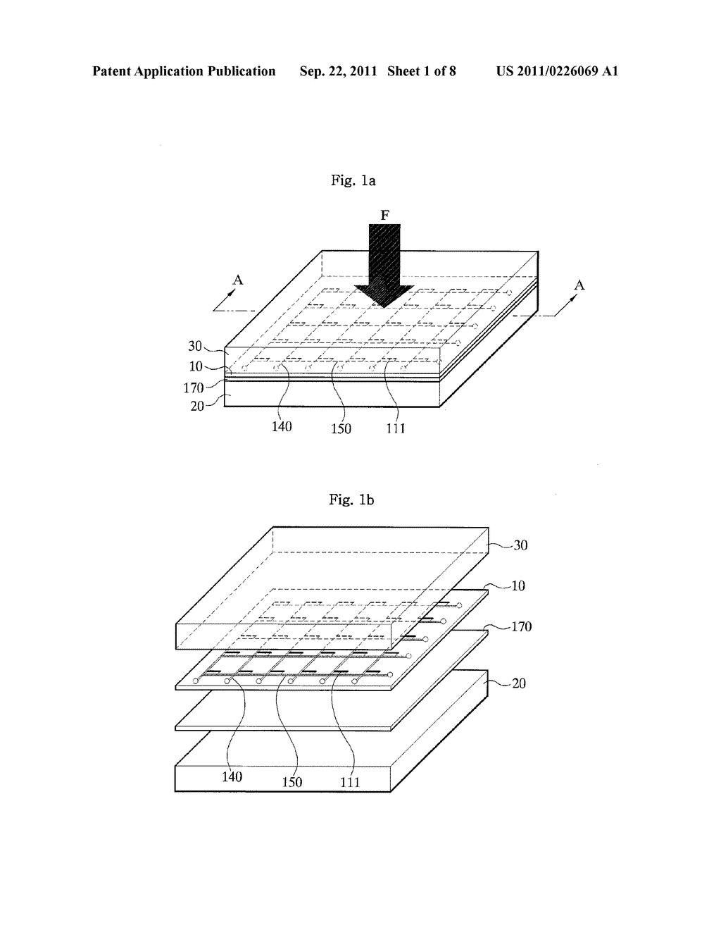FLEXIBLE FORCE OR PRESSURE SENSOR ARRAY USING SEMICONDUCTOR STRAIN GAUGE,     FABRICATION METHOD THEREOF AND MEASUREMENT METHOD THEREOF - diagram, schematic, and image 02