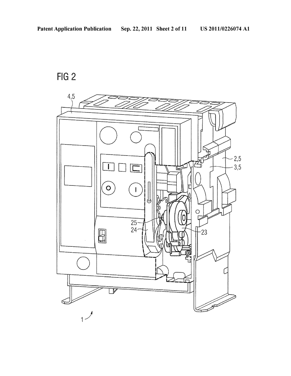 DRIVE APPARATUS FOR A TENSIONING SHAFT OF A SPRING ENERGY DRIVE OF AN     ELECTRIC SWITCH AND ELECTRIC SWITCH WITH SUCH A DRIVE APPARATUS - diagram, schematic, and image 03