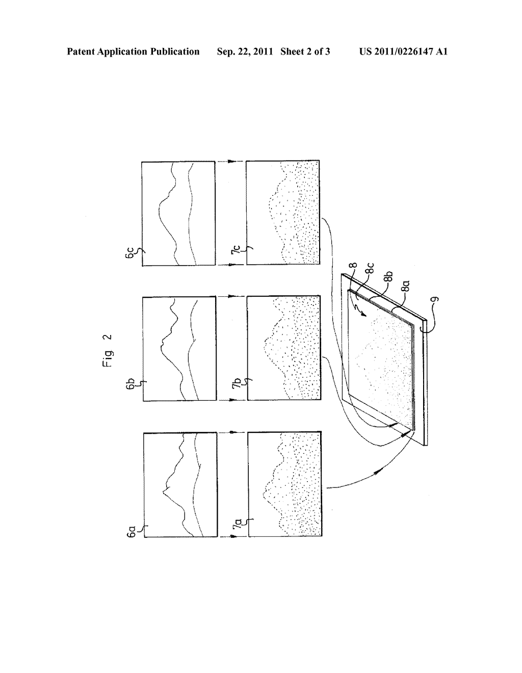 Method of producing a transparent polychromatic printed iridescent image - diagram, schematic, and image 03