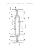 PASSENGER TRANSPORT INSTALLATION COMPRISING INDEPENDENT VEHICLES     TRAVELLING ON TRACKS AND HAULED BY CABLES, AND METHOD FOR TRANSPORTING     PASSENGERS diagram and image