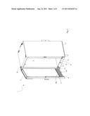 CLOSURE DEVICE ASSOCIABLE WITH AN OPENING OF A COOKING CHAMBER OF AN OVEN     WITH A TROLLEY FOR THE SEALED CLOSURE OF THE CHAMBER IN THE ABSENCE OF     THE TROLLEY diagram and image