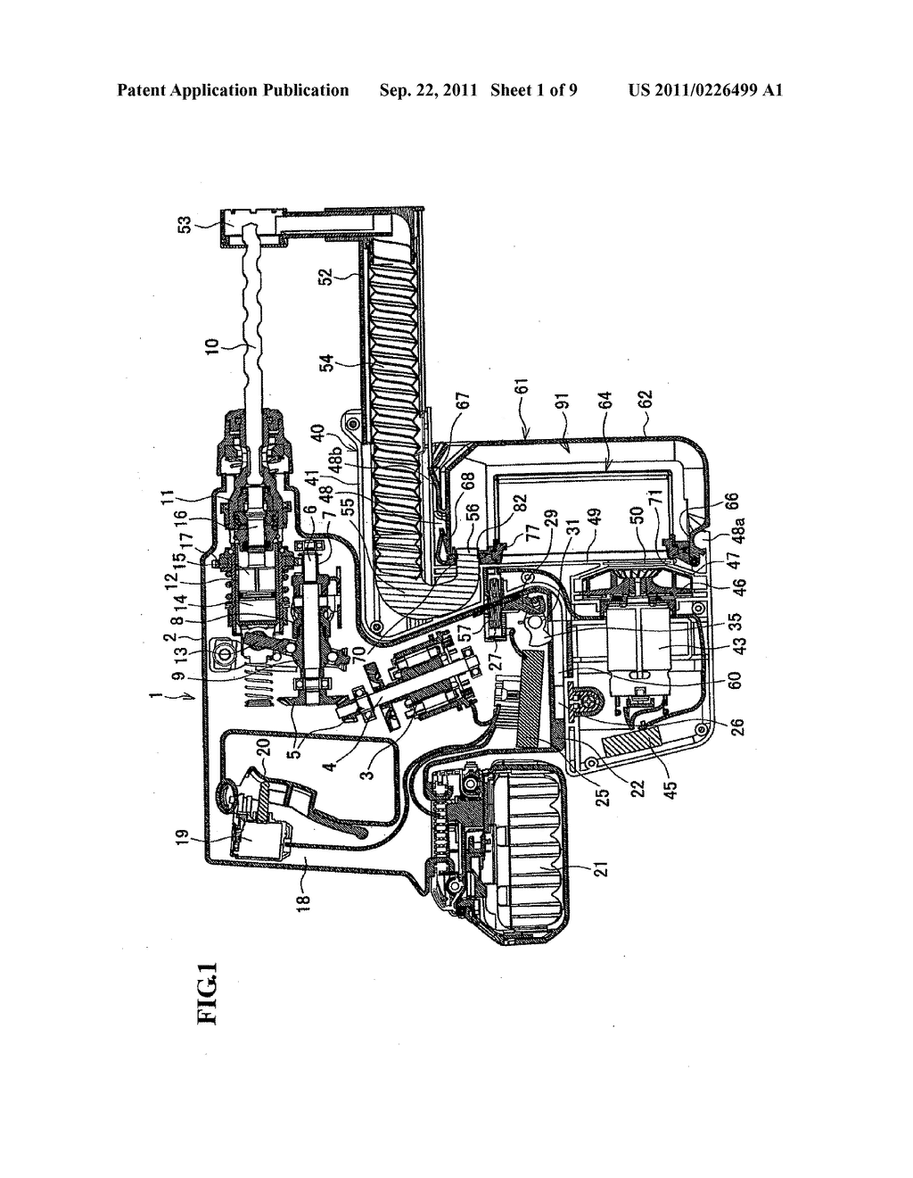 DUST COLLECTING DEVICE AND ELECTRIC TOOL EQUIPPED WITH DUST COLLECTING     DEVICE - diagram, schematic, and image 02