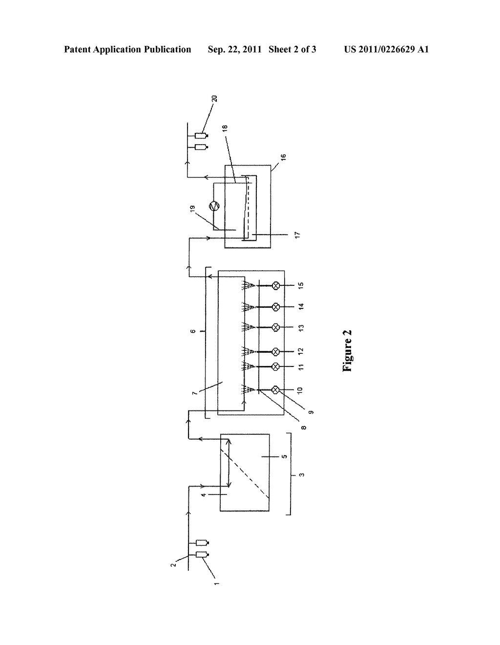 PROCESS FOR OPTOPHYSICAL SURFACE TREATMENT OF POLYMER SUBSTRATES AND     DEVICE FOR IMPLEMENTING THE PROCESS - diagram, schematic, and image 03