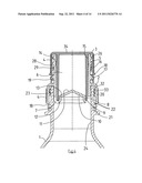 CLOSURE FOR SCREWING ON A CONTAINER diagram and image