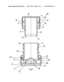 CLOSURE FOR SCREWING ON A CONTAINER diagram and image