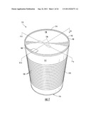 CONTAINER ASSEMBLY WITH STRAINER diagram and image