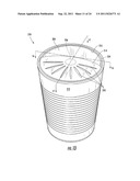 CONTAINER ASSEMBLY WITH STRAINER diagram and image