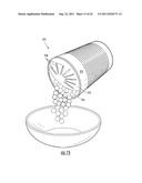 CONTAINER ASSEMBLY WITH STRAINER diagram and image