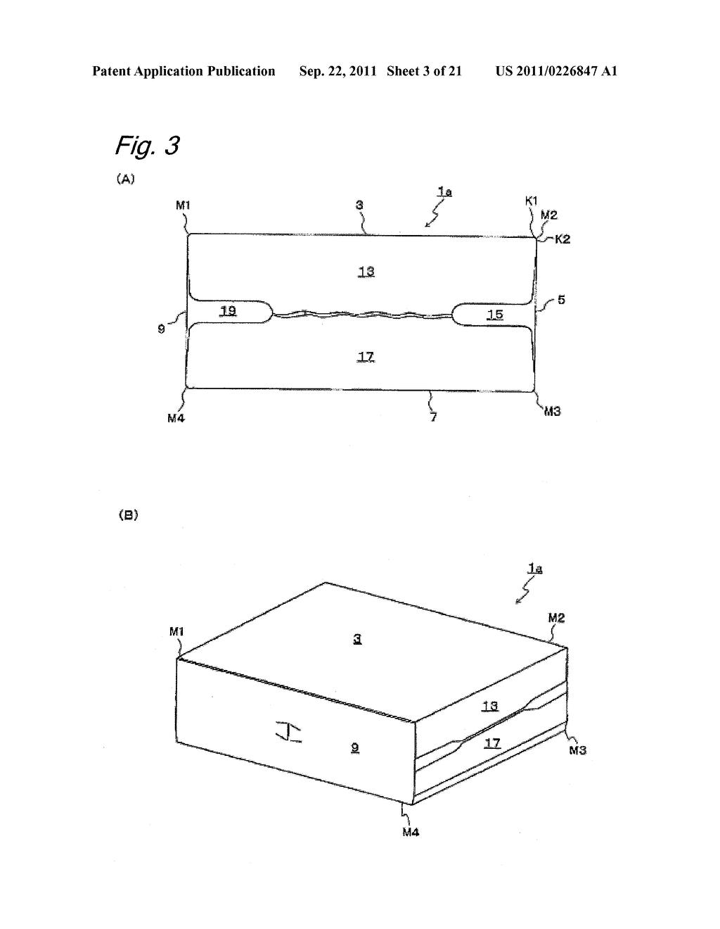 PACKING BOX, CORRUGATED CARDBOARD BLANK SHEET AND RULING WHEEL ASSEMBLY - diagram, schematic, and image 04