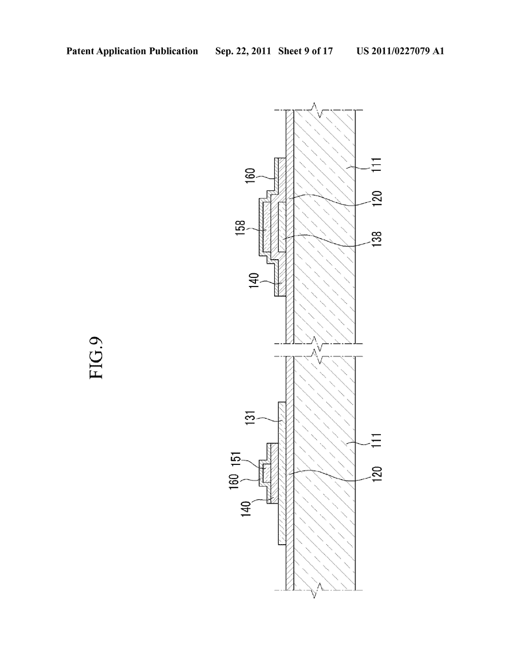 THIN FILM TRANSISTOR, DISPLAY DEVICE THEREOF, AND MANUFACTURING METHOD     THEREOF - diagram, schematic, and image 10