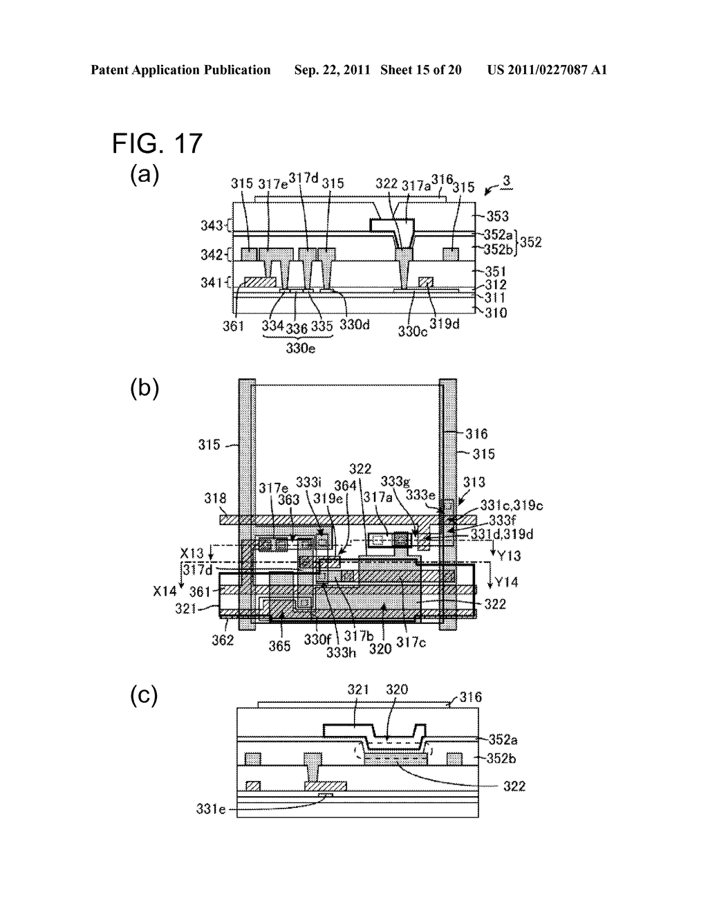 SUBSTRATE FOR DISPLAY DEVICE, AND DISPLAY DEVICE - diagram, schematic, and image 16