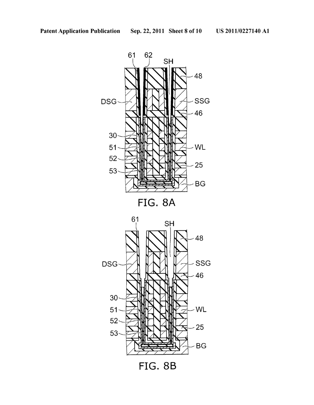 SEMICONDUCTOR MEMORY DEVICE AND METHOD FOR MANUFACTURING SAME - diagram, schematic, and image 09