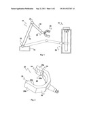 SUPPORT HEAD FOR HANDLING A LADLE SHROUD diagram and image