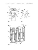 SUPPORT HEAD FOR HANDLING A LADLE SHROUD diagram and image