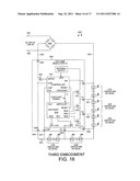 AC LED lamp involving an LED string having separately shortable sections diagram and image