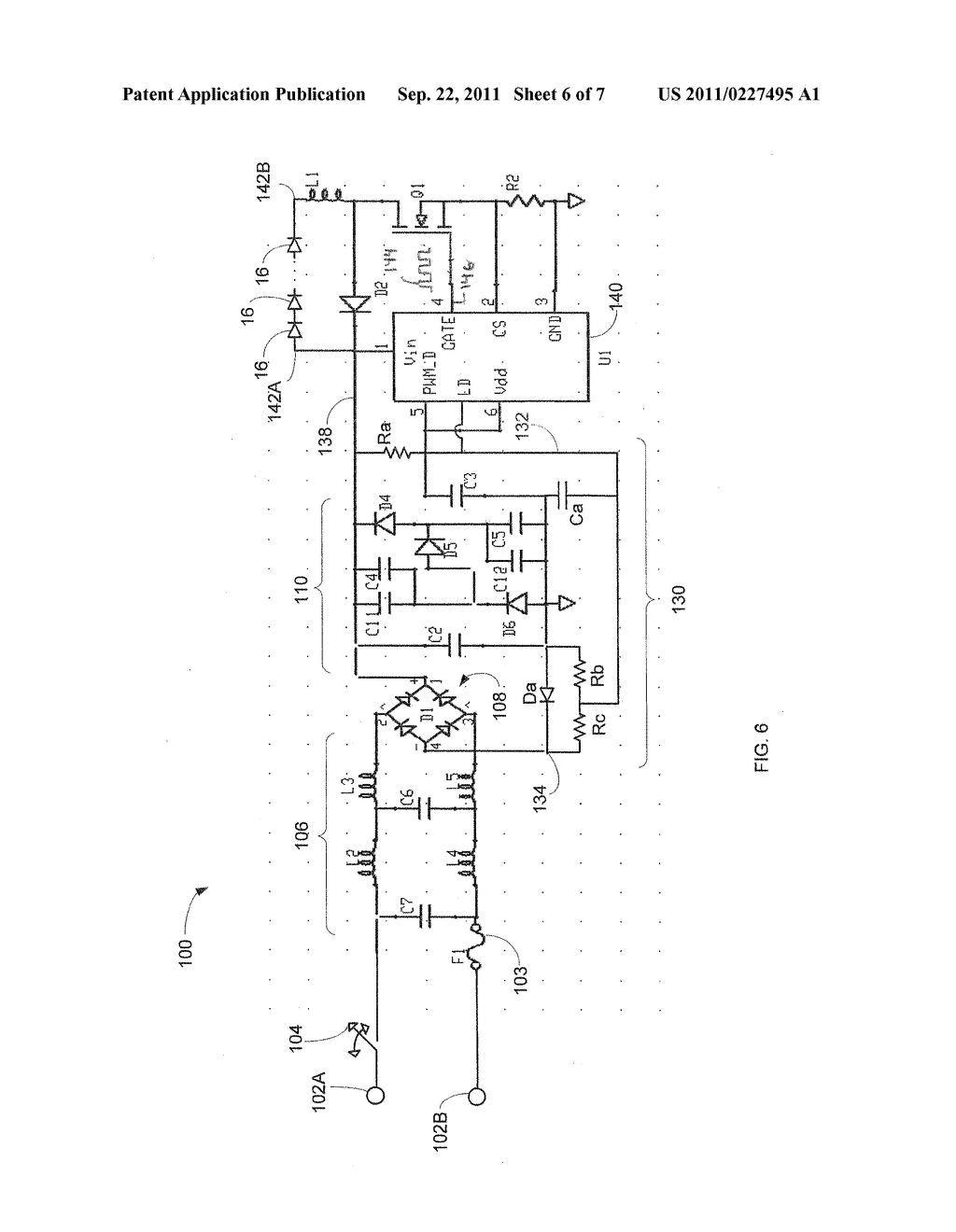 LIGHT EMITTING DIODE LIGHTING DEVICE - diagram, schematic, and image 07