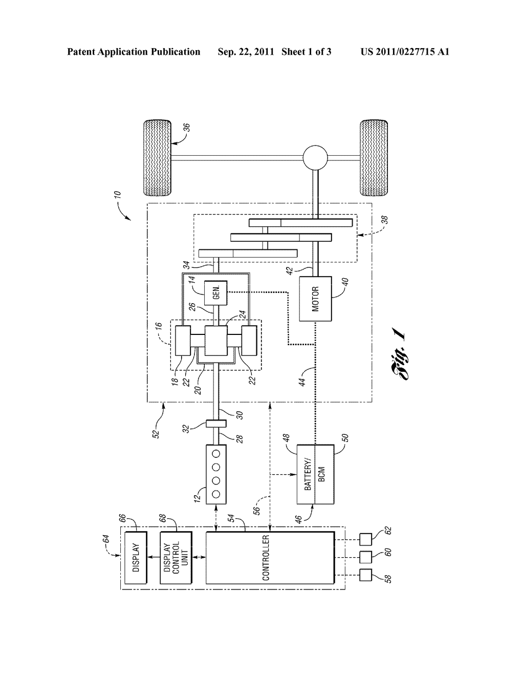 Vehicle Information Display And Method - diagram, schematic, and image 02