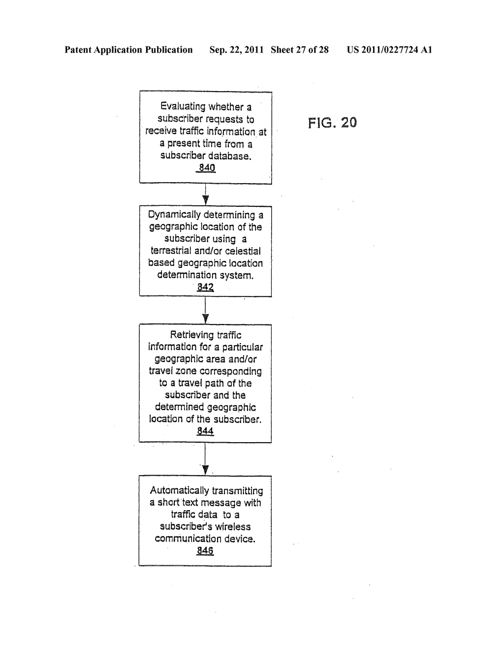 AUTOMATED LOCATION-INTELLIGENT TRAFFIC NOTIFICATION SERVICE SYSTEMS AND     METHODS - diagram, schematic, and image 28